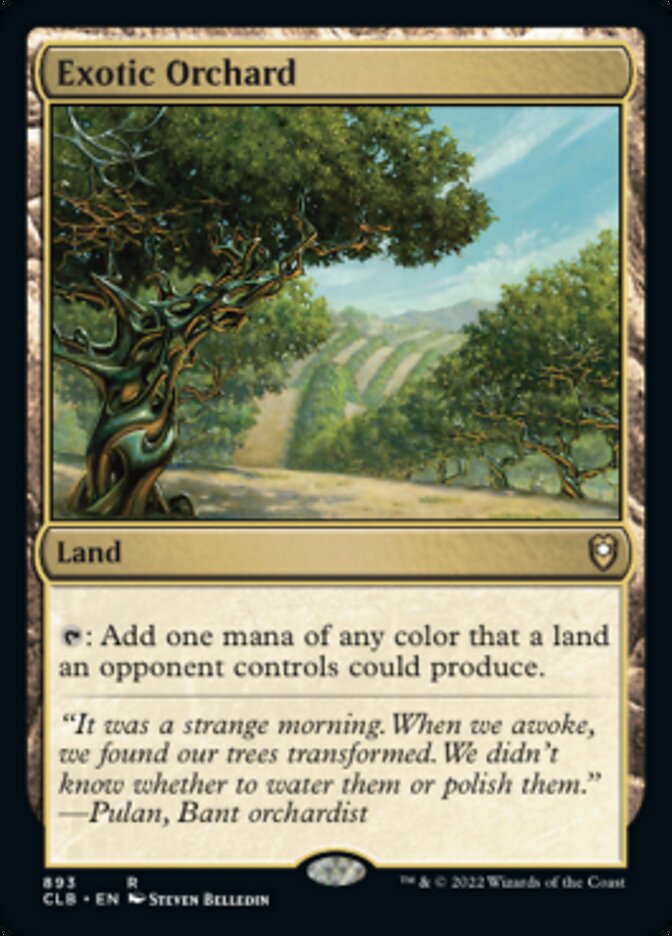 Exotic Orchard [Commander Legends: Battle for Baldur's Gate] | Kessel Run Games Inc. 