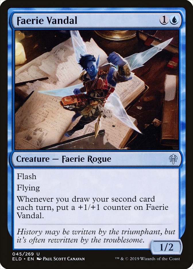 Faerie Vandal [Throne of Eldraine] | Kessel Run Games Inc. 