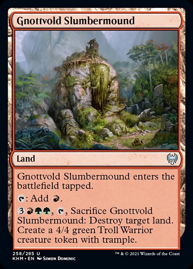 Gnottvold Slumbermound [Kaldheim] | Kessel Run Games Inc. 