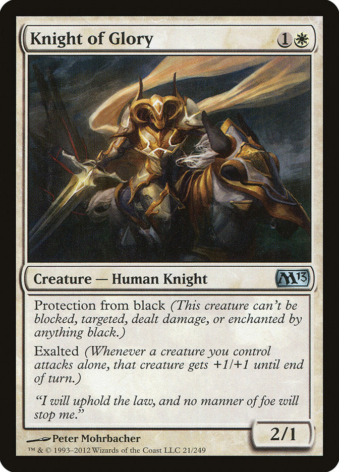 Knight of Glory [Magic 2013] | Kessel Run Games Inc. 