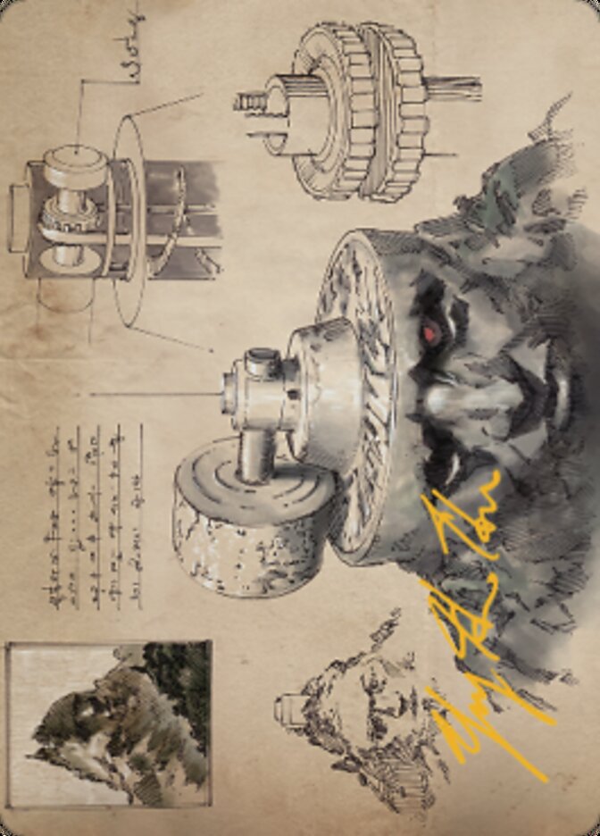 Millstone Art Card (Gold-Stamped Signature) [The Brothers' War Art Series] | Kessel Run Games Inc. 