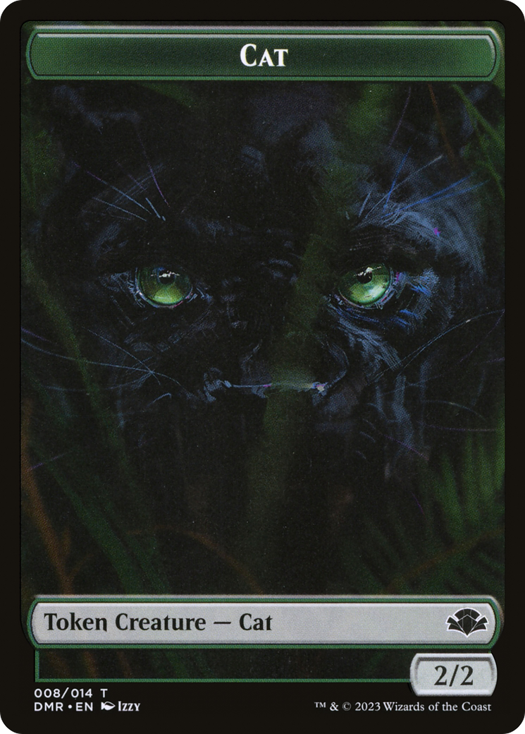 Cat Token (008) [Dominaria Remastered Tokens] | Kessel Run Games Inc. 