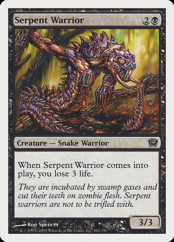 Serpent Warrior [Ninth Edition] | Kessel Run Games Inc. 