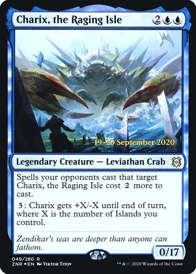Charix, the Raging Isle [Zendikar Rising Prerelease Promos] | Kessel Run Games Inc. 