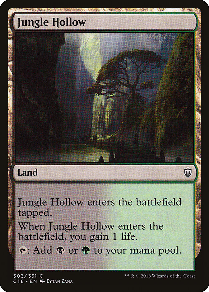 Jungle Hollow [Commander 2016] | Kessel Run Games Inc. 