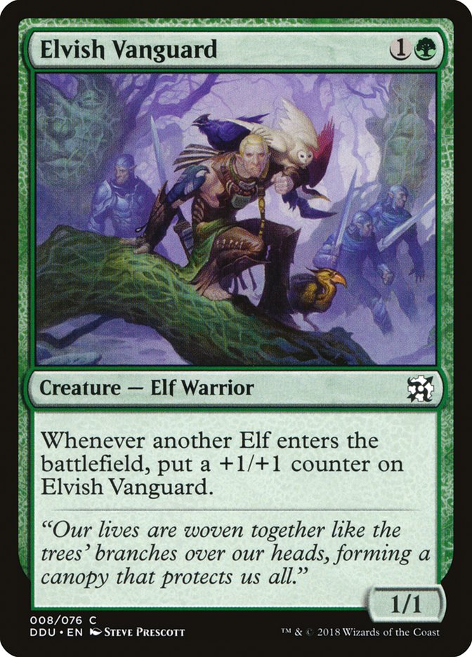 Elvish Vanguard [Duel Decks: Elves vs. Inventors] | Kessel Run Games Inc. 