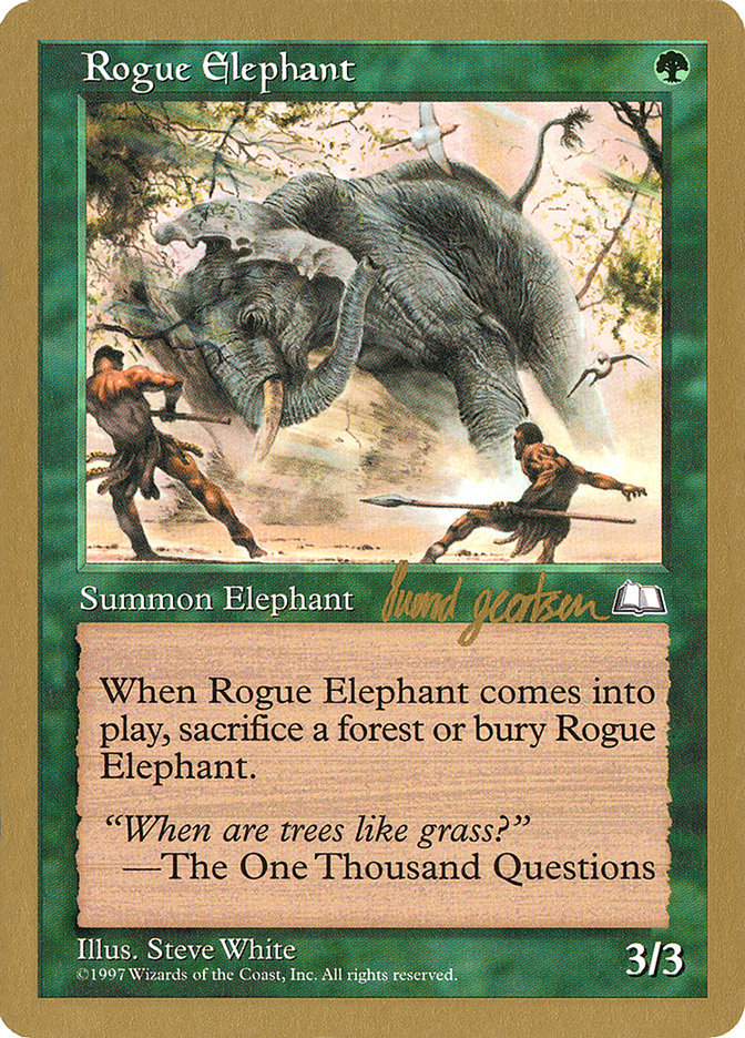 Rogue Elephant (Svend Geertsen) [World Championship Decks 1997] | Kessel Run Games Inc. 