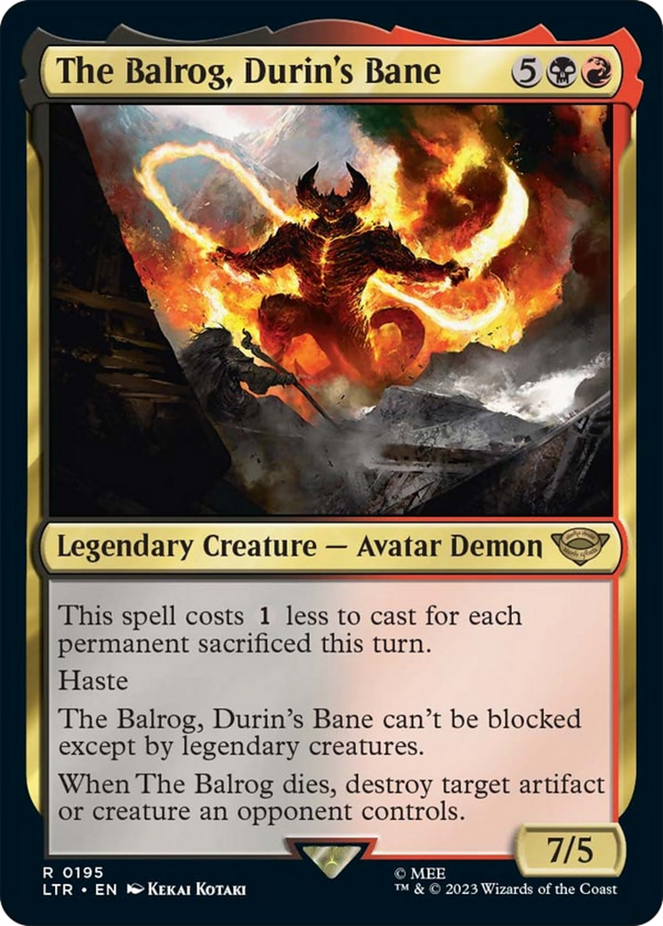 The Balrog, Durin's Bane [The Lord of the Rings: Tales of Middle-Earth] | Kessel Run Games Inc. 