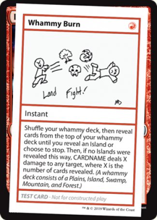 Whammy Burn (2021 Edition) [Mystery Booster Playtest Cards] | Kessel Run Games Inc. 