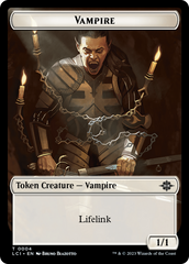 Emblem - Sorin, Lord of Innistrad // Vampire (0004) Double-Sided Token [The Lost Caverns of Ixalan Commander Tokens] | Kessel Run Games Inc. 