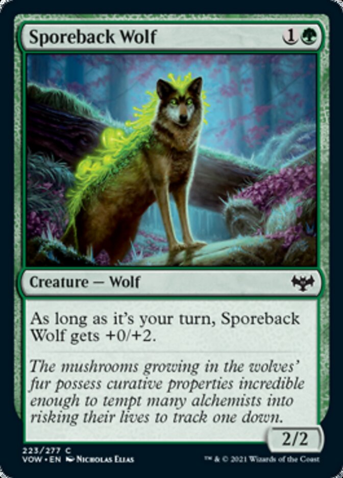 Sporeback Wolf [Innistrad: Crimson Vow] | Kessel Run Games Inc. 