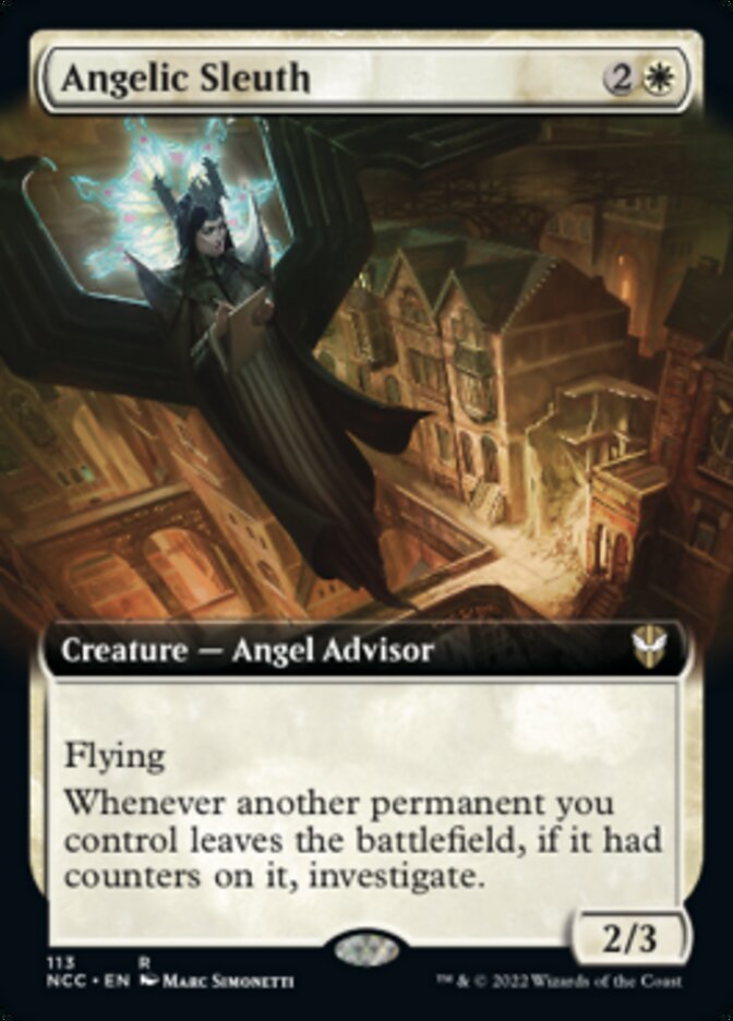 Angelic Sleuth (Extended Art) [Streets of New Capenna Commander] | Kessel Run Games Inc. 