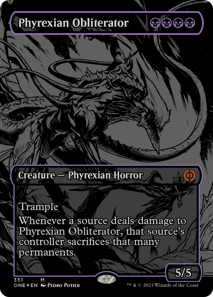 Phyrexian Obliterator (Oil Slick Raised Foil) [Phyrexia: All Will Be One] | Kessel Run Games Inc. 