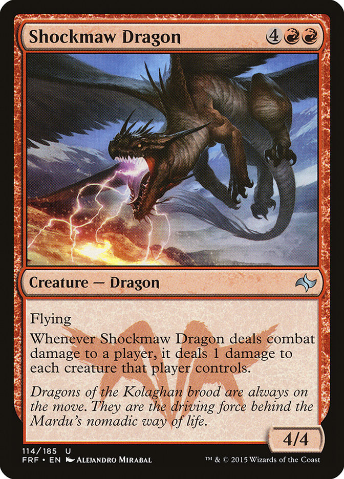 Shockmaw Dragon [Fate Reforged] | Kessel Run Games Inc. 
