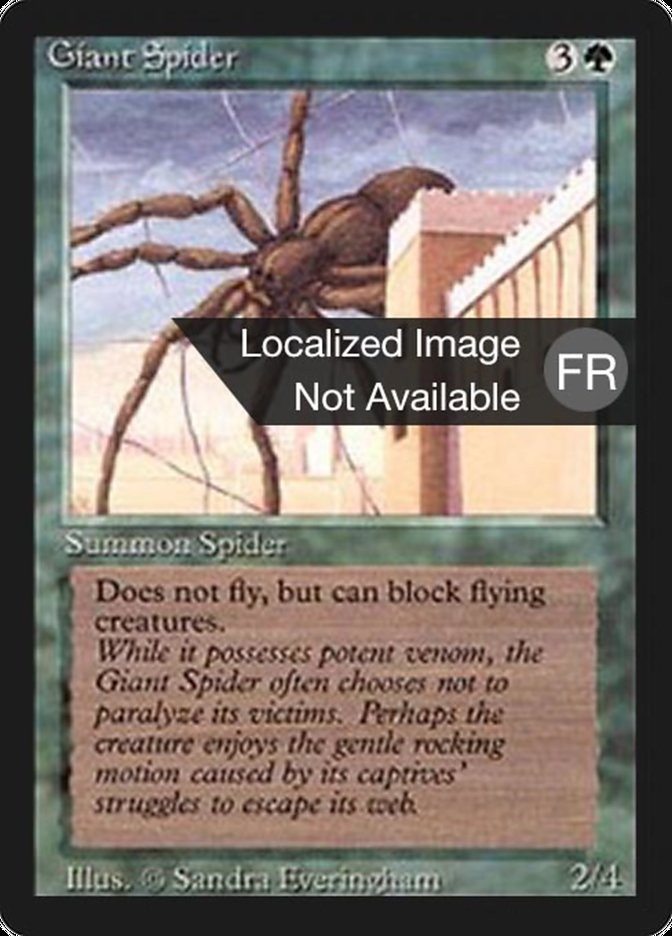 Giant Spider [Foreign Black Border] | Kessel Run Games Inc. 