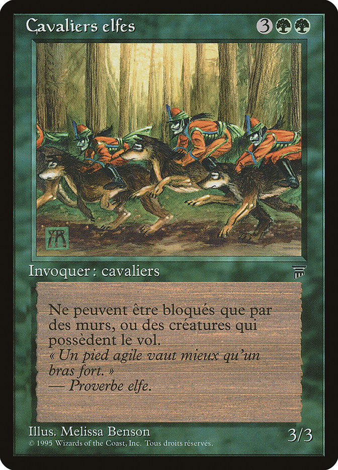Elven Riders (French) - "Cavaliers elfes" [Renaissance] | Kessel Run Games Inc. 