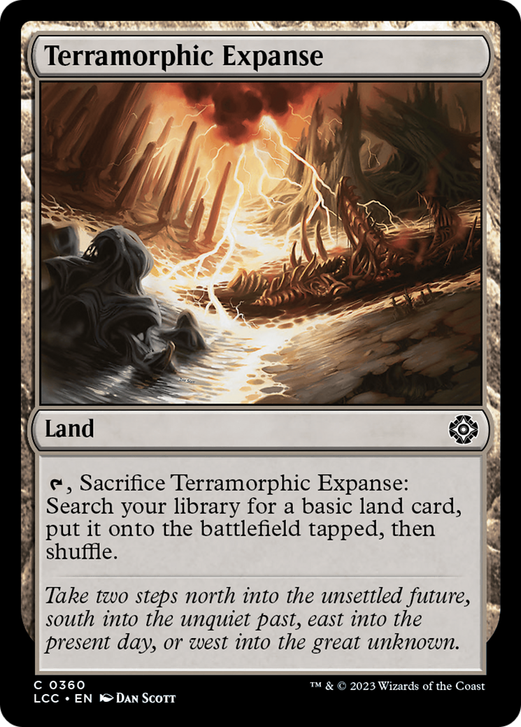 Terramorphic Expanse [The Lost Caverns of Ixalan Commander] | Kessel Run Games Inc. 