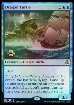 Dragon Turtle [Dungeons & Dragons: Adventures in the Forgotten Realms Prerelease Promos] | Kessel Run Games Inc. 