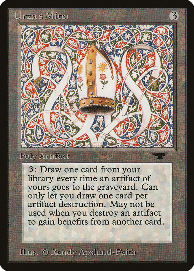 Urza's Miter [Antiquities] | Kessel Run Games Inc. 