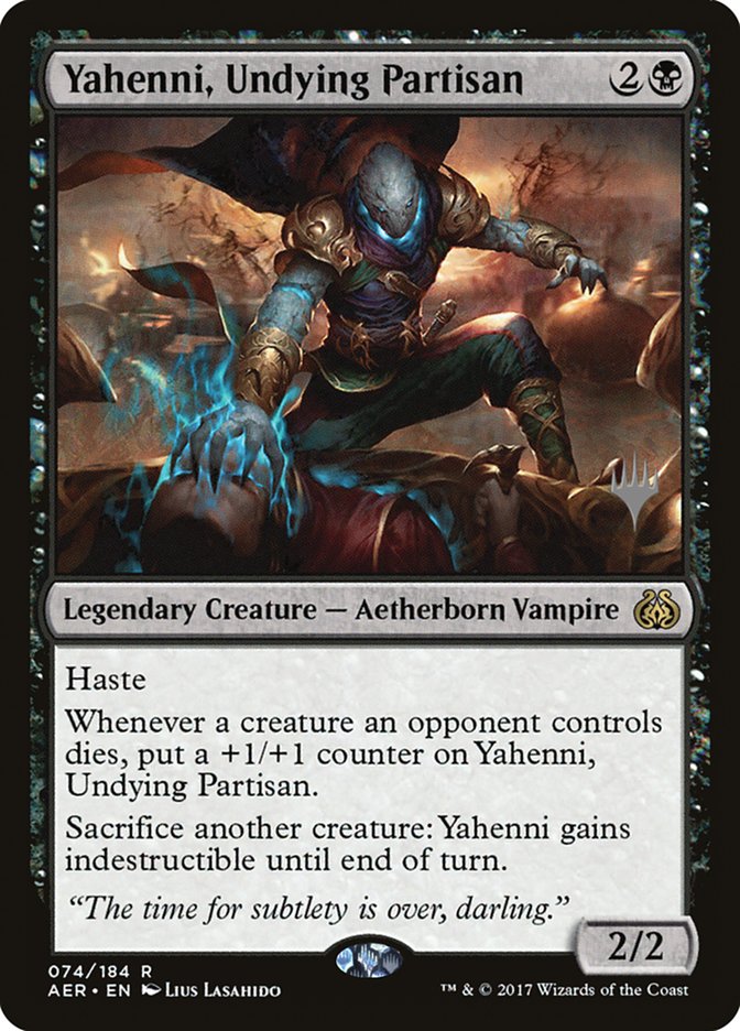 Yahenni, Undying Partisan (Promo Pack) [Aether Revolt Promos] | Kessel Run Games Inc. 