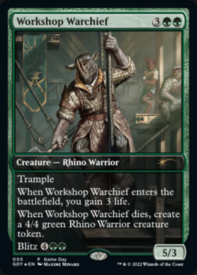 Workshop Warchief [Game Day 2022] | Kessel Run Games Inc. 