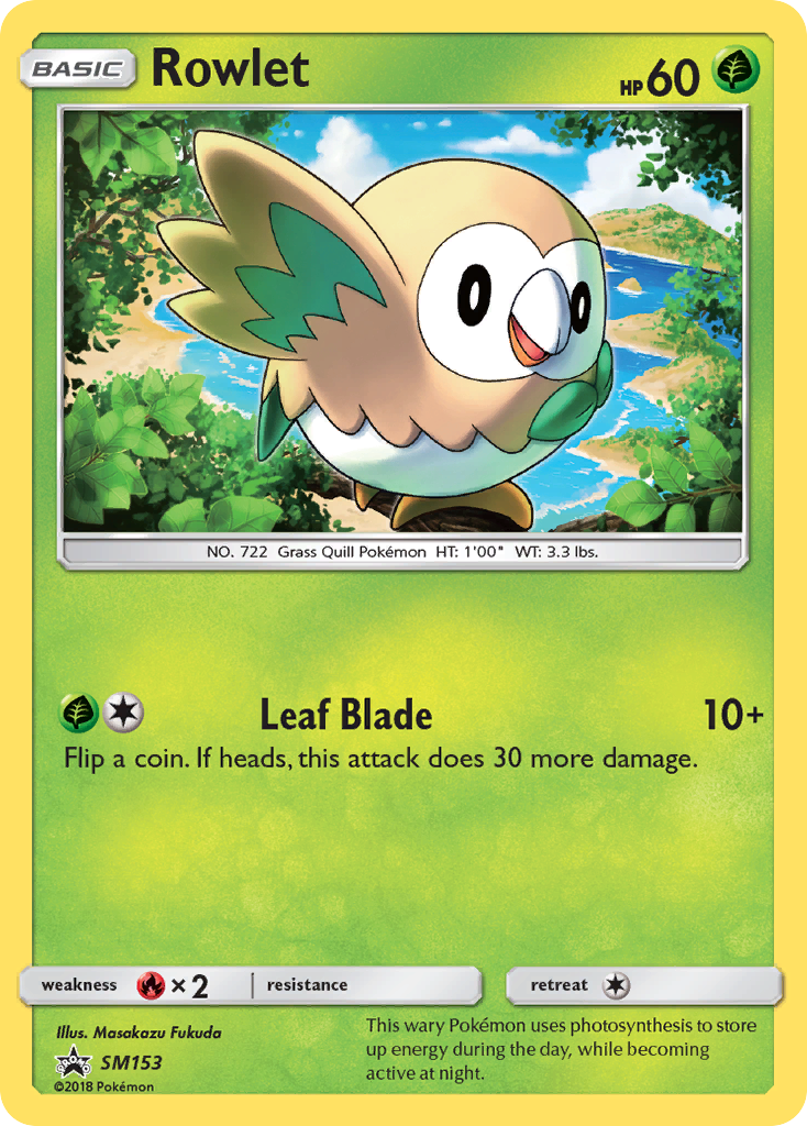 Rowlet (SM153) [Sun & Moon: Black Star Promos] | Kessel Run Games Inc. 