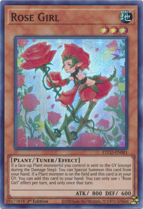 Rose Girl [ETCO-EN081] Super Rare | Kessel Run Games Inc. 