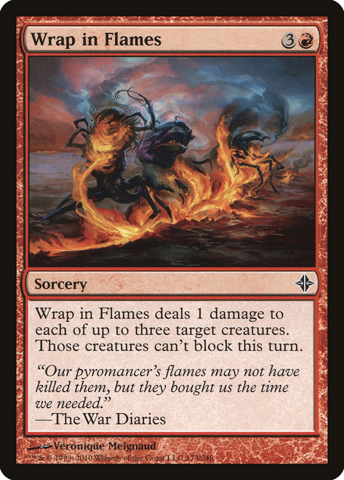 Wrap in Flames [Rise of the Eldrazi] | Kessel Run Games Inc. 