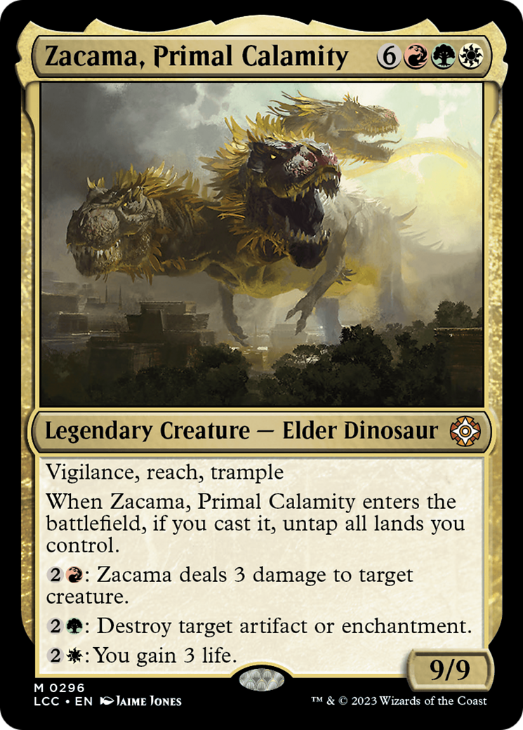 Zacama, Primal Calamity [The Lost Caverns of Ixalan Commander] | Kessel Run Games Inc. 