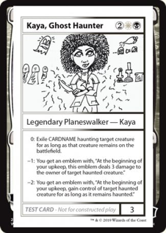 Kaya, Ghost Haunter (2021 Edition) [Mystery Booster Playtest Cards] | Kessel Run Games Inc. 