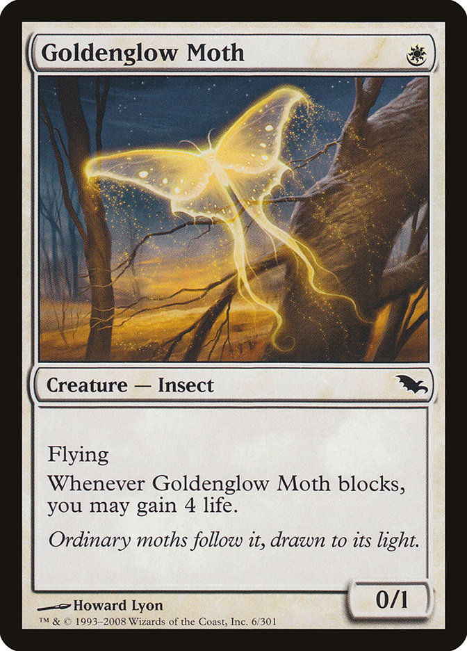 Goldenglow Moth [Shadowmoor] | Kessel Run Games Inc. 