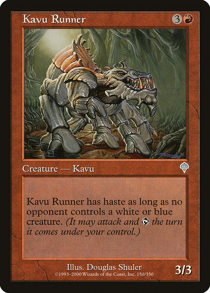 Kavu Runner [Invasion] | Kessel Run Games Inc. 