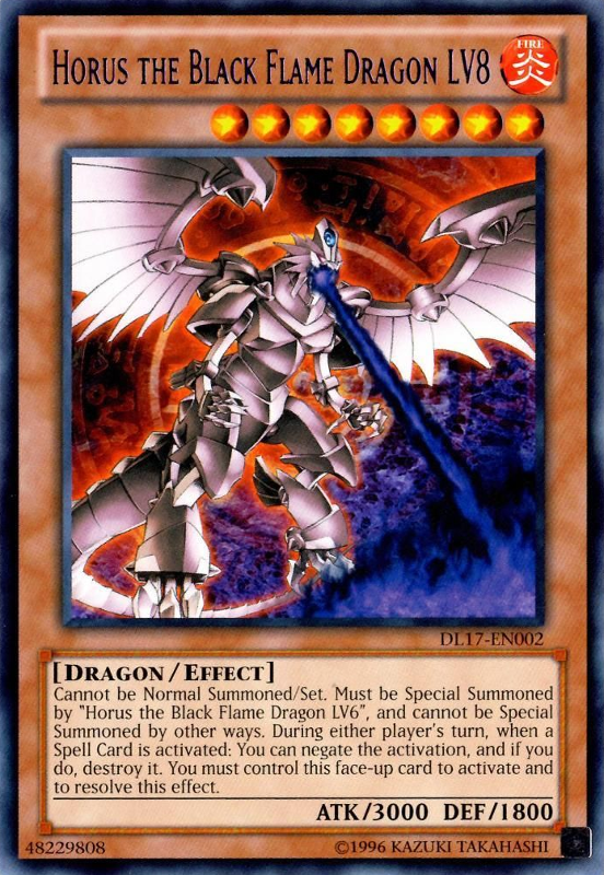 Horus the Black Flame Dragon LV8 (Purple) [DL17-EN002] Rare | Kessel Run Games Inc. 