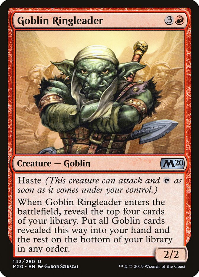 Goblin Ringleader [Core Set 2020] | Kessel Run Games Inc. 