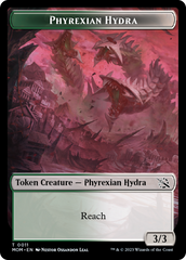 Elemental (9) // Phyrexian Hydra (11) Double-Sided Token [March of the Machine Tokens] | Kessel Run Games Inc. 