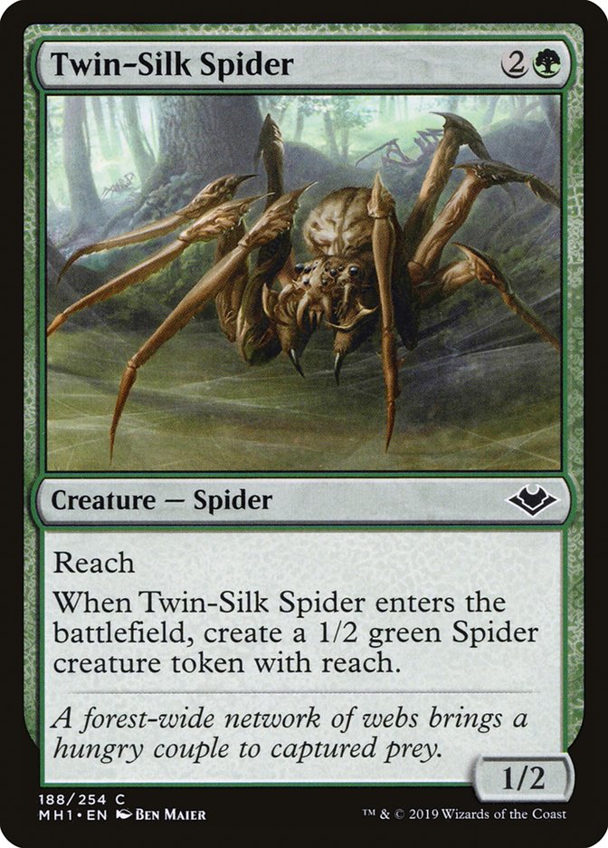 Twin-Silk Spider [Modern Horizons] | Kessel Run Games Inc. 