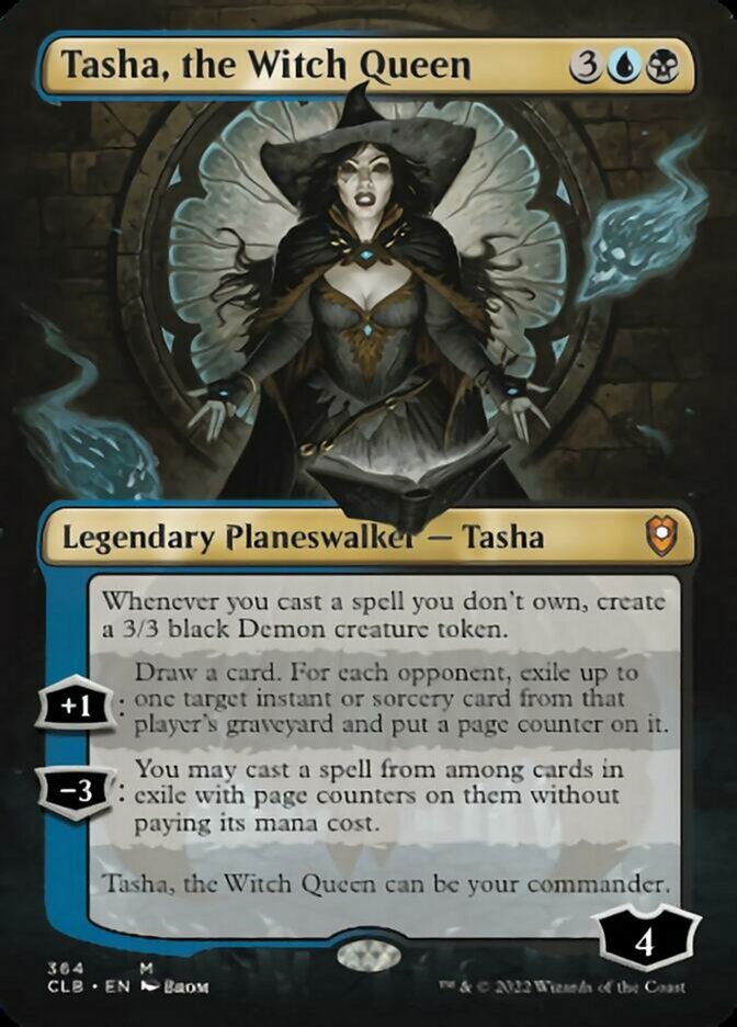 Tasha, the Witch Queen (Borderless) [Commander Legends: Battle for Baldur's Gate] | Kessel Run Games Inc. 