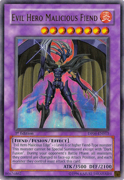 Evil Hero Malicious Fiend [DP06-EN013] Ultra Rare | Kessel Run Games Inc. 