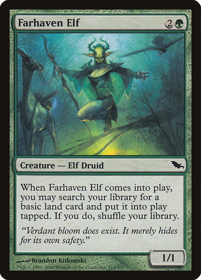 Farhaven Elf [Shadowmoor] | Kessel Run Games Inc. 