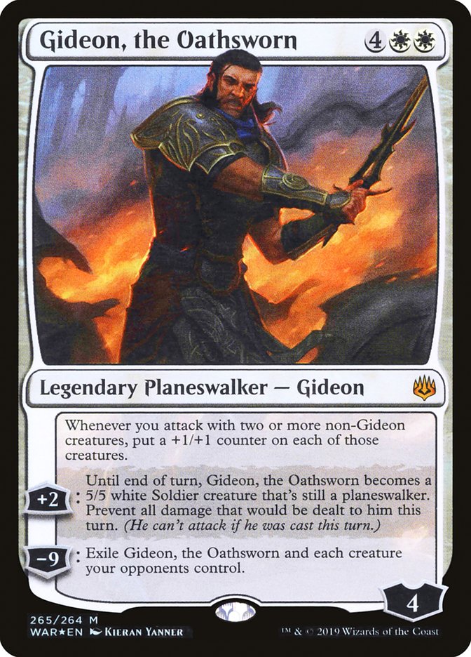 Gideon, the Oathsworn [War of the Spark] | Kessel Run Games Inc. 