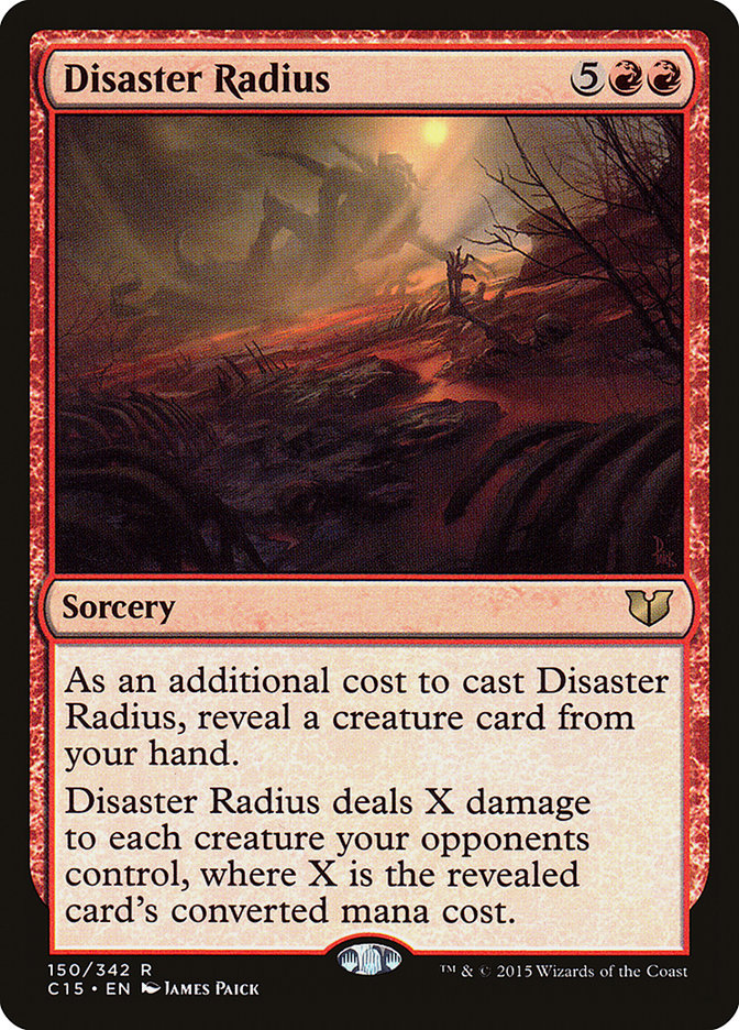 Disaster Radius [Commander 2015] | Kessel Run Games Inc. 