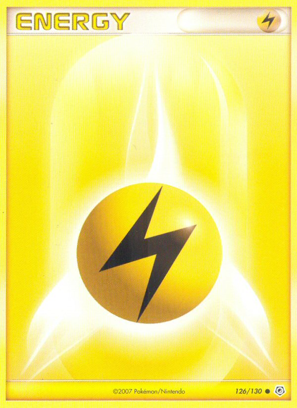 Lightning Energy (126/130) [Diamond & Pearl: Base Set] | Kessel Run Games Inc. 
