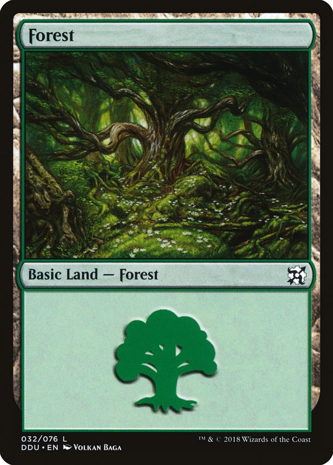 Forest (32) [Duel Decks: Elves vs. Inventors] | Kessel Run Games Inc. 