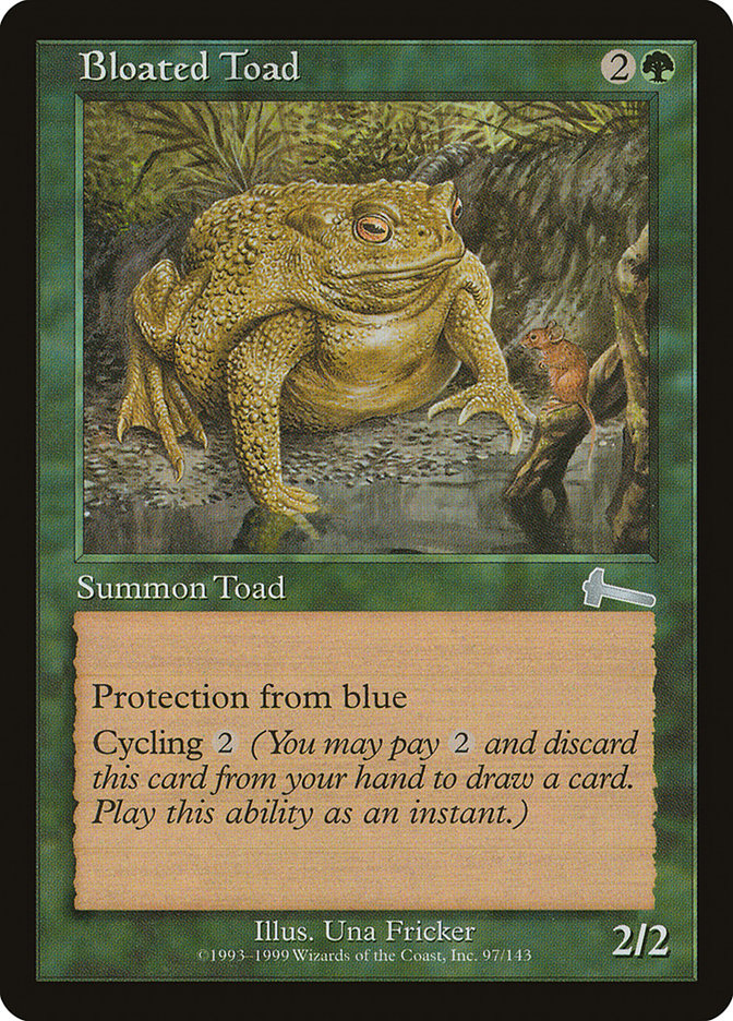 Bloated Toad [Urza's Legacy] | Kessel Run Games Inc. 