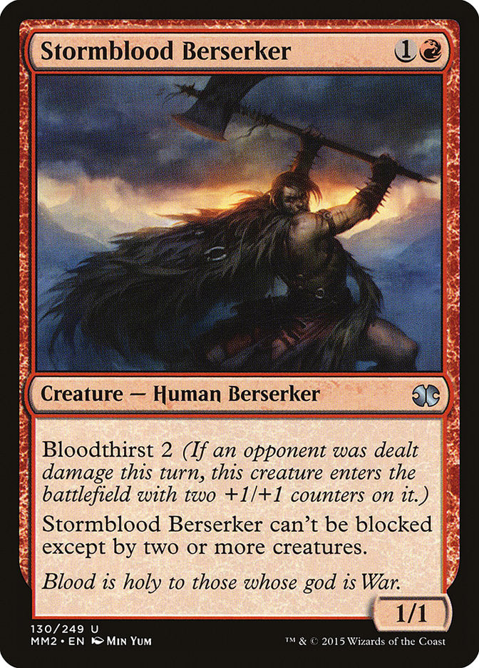 Stormblood Berserker [Modern Masters 2015] | Kessel Run Games Inc. 