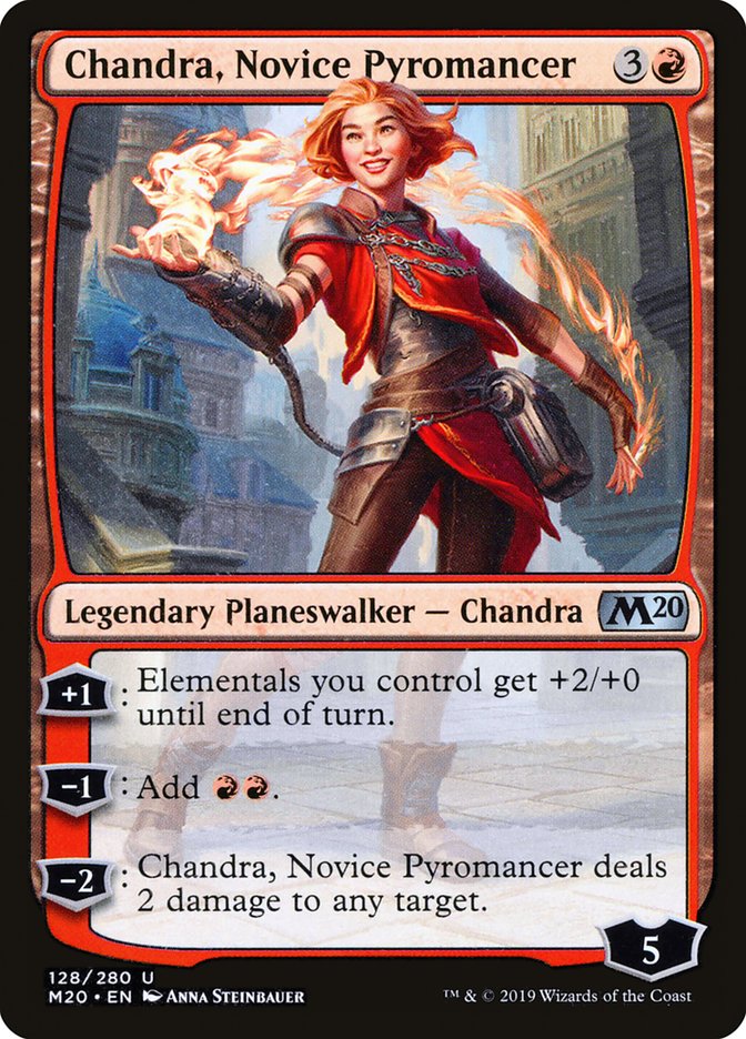 Chandra, Novice Pyromancer [Core Set 2020] | Kessel Run Games Inc. 