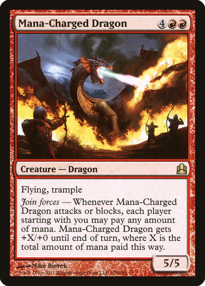 Mana-Charged Dragon [Commander 2011] | Kessel Run Games Inc. 