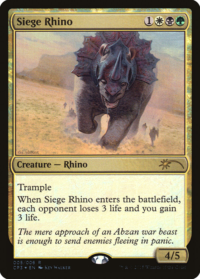 Siege Rhino [Magic Origins Clash Pack] | Kessel Run Games Inc. 