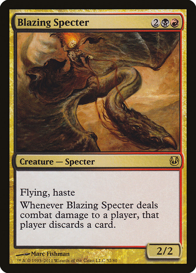 Blazing Specter [Duel Decks: Ajani vs. Nicol Bolas] | Kessel Run Games Inc. 