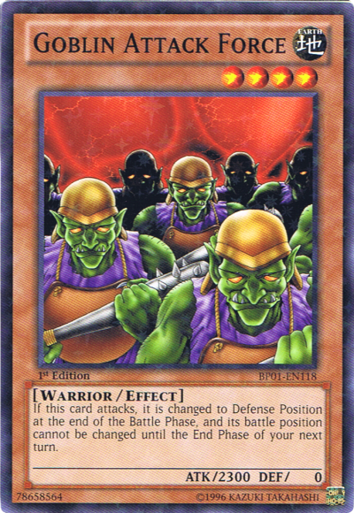 Goblin Attack Force [BP01-EN118] Starfoil Rare | Kessel Run Games Inc. 